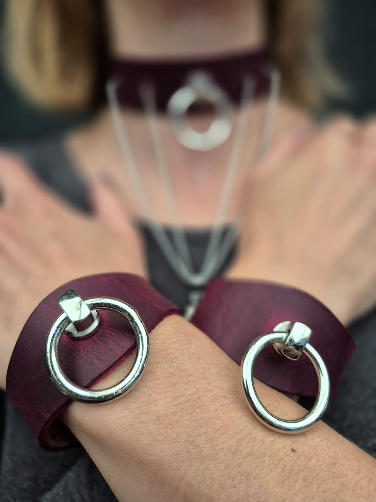Set 2 Armbändern "Raspberry Lady“