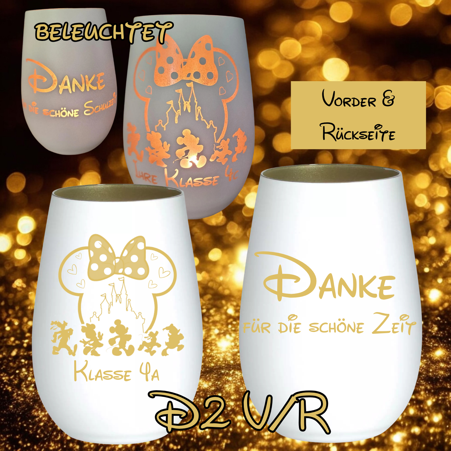 Personalisiertes niedliches Windlicht -Geschenk zum Kita Abschluss