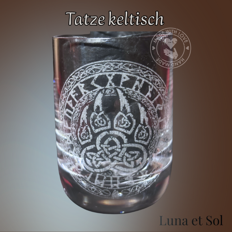 Shot Glas Keltische Tatze – Symbol für Stärke & Kraft