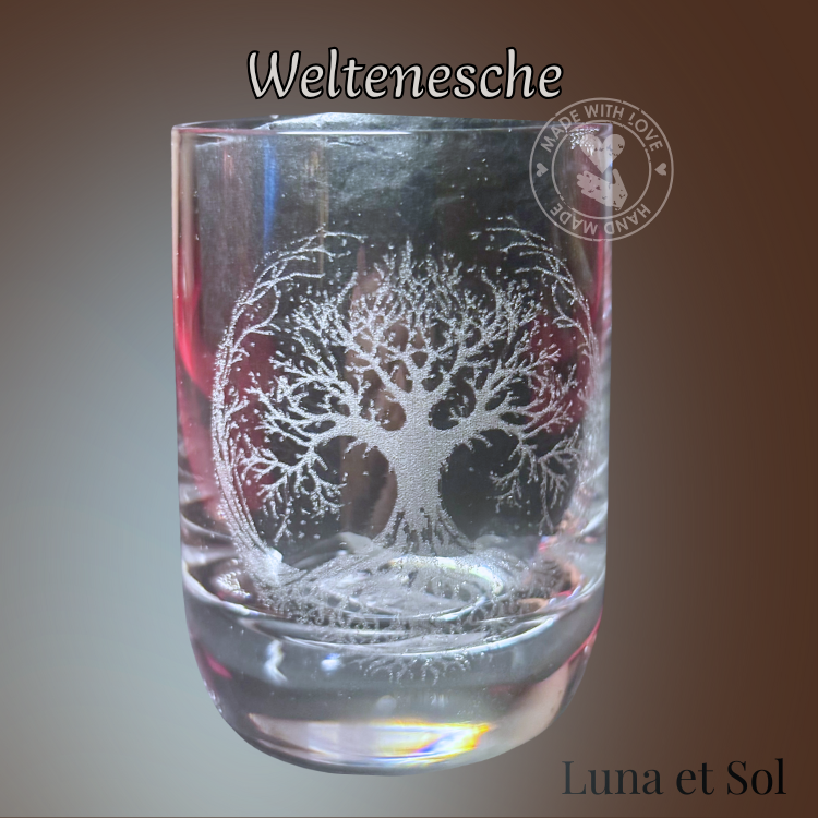 Shot Glas Weltenesche – Die Wurzeln der nordischen Mythologie